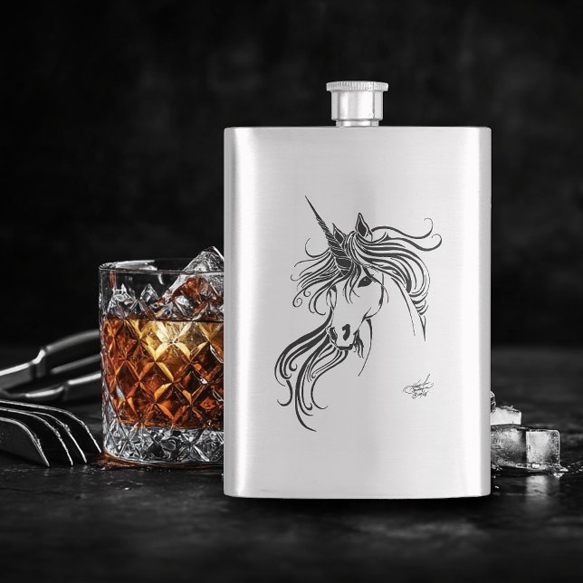 Cantil Tribal Black Ink Unicorn (Criador carregado)