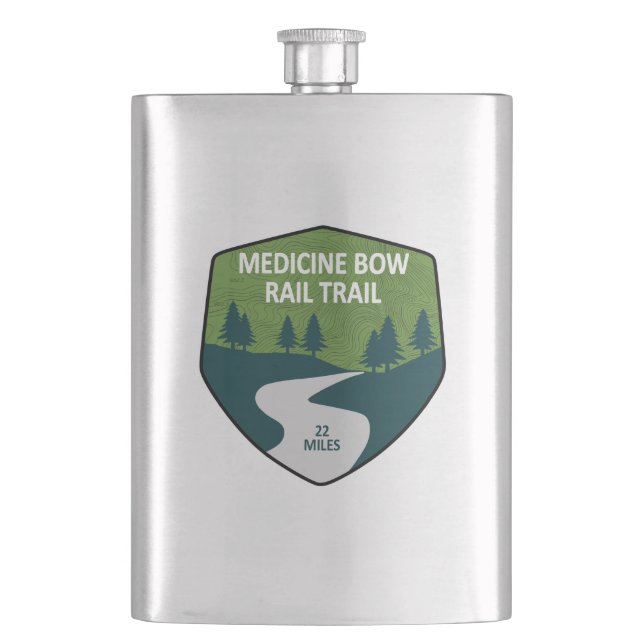 Cantil Trilha ferroviária de Medicine Bow (Frente)