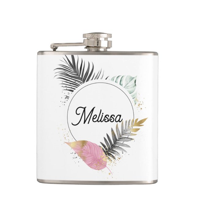 Cantil Tropical Name Flask (Frente)