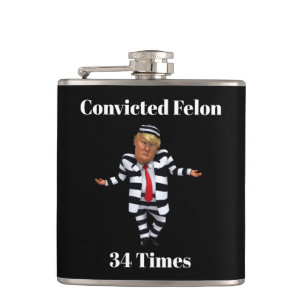 Cantil Trump condenado Felon Flask