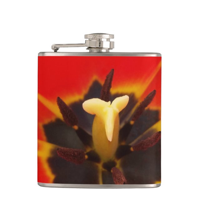 Cantil tulipa amarela vermelha (Frente)