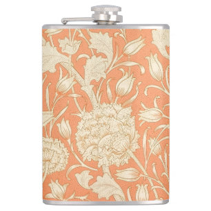 Cantil Tulipa Selvagem Laranja Arte Floral de William Mor