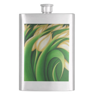 Cantil Tulipas Amarelas Iluminantes Estilizadas