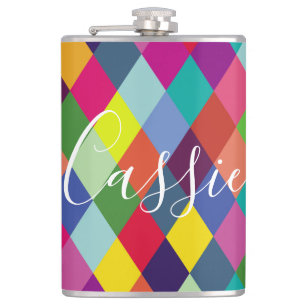 Cantil Tumbler térmico do Arlequin Rainbow verificado