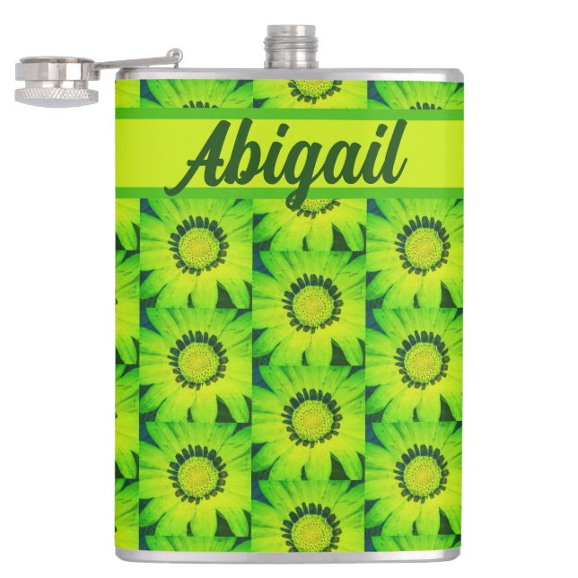 Cantil Tumbler térmico personalizado "Primavera Daisy" (Aberto)