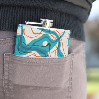 Cantil Turquesa e rochas vermelhas