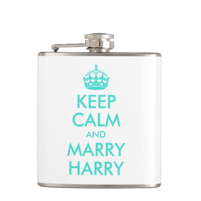 Cantil Turquesa Mantenha a Calma e Case com o Harry (Frente)