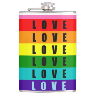 Cantil Um belo frasco de bêbados metálicos