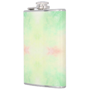 Cantil Um frasco de bolso com um design de aquarela paste