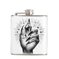 Unhas Pretas Longas & Energia de Cristal Magia Vin