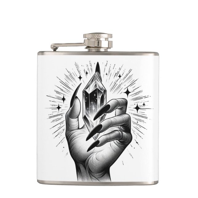 Cantil Unhas Pretas Longas & Energia de Cristal Magia Vin (Frente)