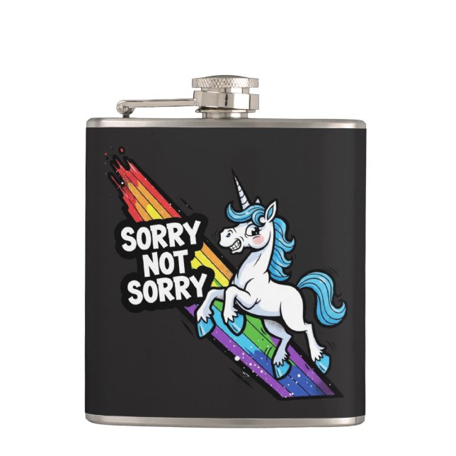 Cantil Unicórnio Sorry not Sorry Frasco (Frente)