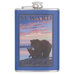 Cantil Urso e Cub - Seward, Alaska