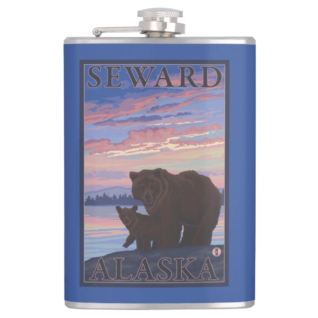 Cantil Urso e Cub - Seward, Alaska (Frente)