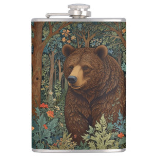 Cantil Urso marrom retrô rústico