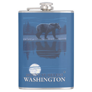 Cantil Urso no luar - Mount Saint Helens,