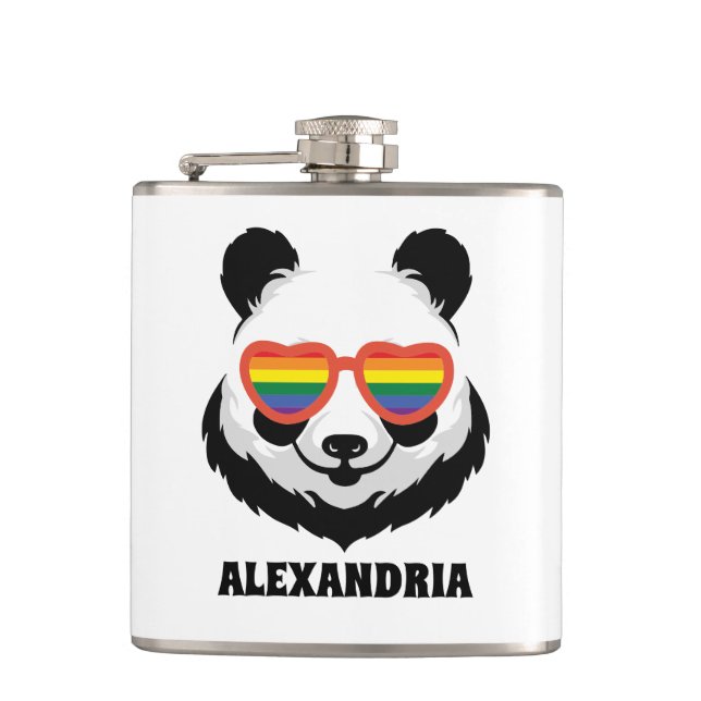 Cantil Urso Panda Bonito | Arco-íris | LGBTQ (Frente)