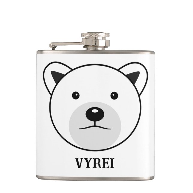 Cantil Urso Polar de Cartoon Bonito (Frente)