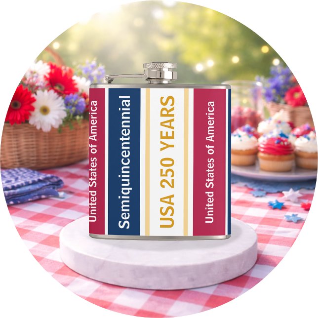 Cantil USA 250 Years Semiquincentennial Patriotic Stripes (Criador carregado)