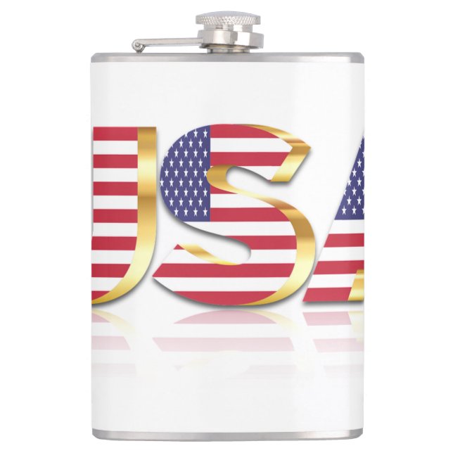 Cantil USA Flag Flask Estados Unidos da América (Frente)