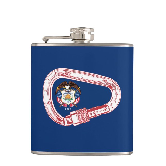 Cantil Utah Flag Climbing Carabiner (Frente)