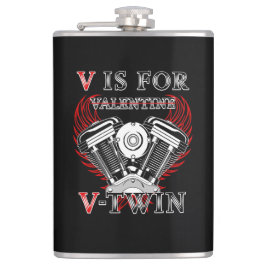 Cantil V is for Valentine, V-Twin Motorcycle. Biker