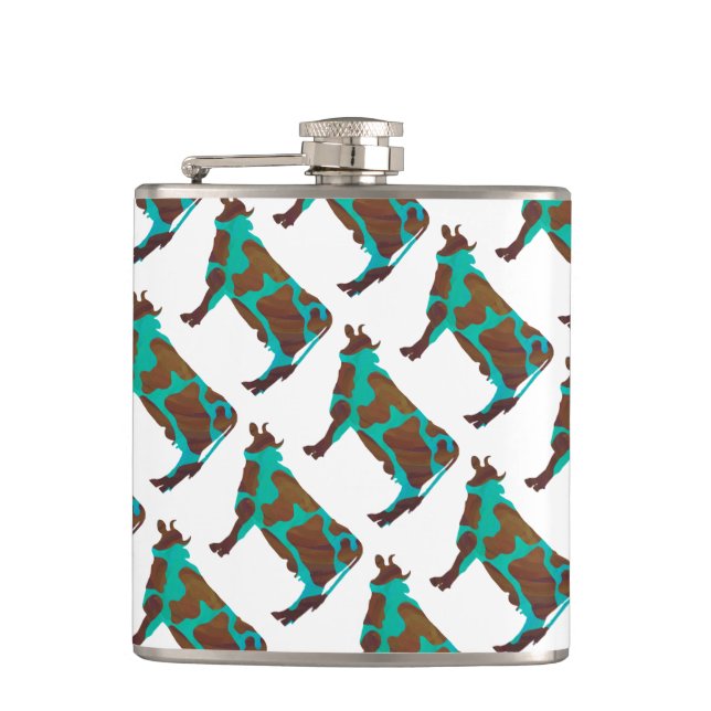 Cantil Vaca Brown e Teal Silhouette (Frente)