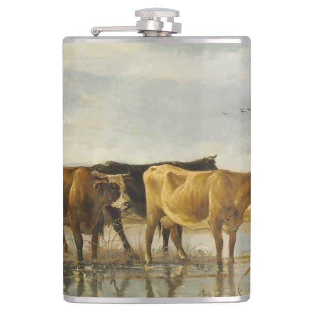 Cantil Vacas em um rio Aelbert Cuyp (Frente)