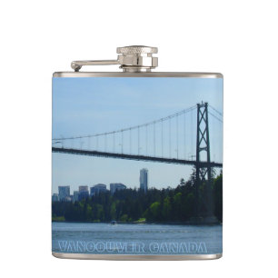 Cantil Vancouver Souvenir Flask Custom Vancouver BC Flask