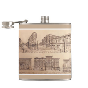 Cantil Vancouver Souvenir Flask Vancouver Gastown Gifts