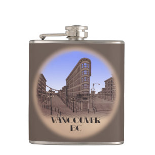 Cantil Vancouver Souvenir Flask Vancouver Gastown Gifts