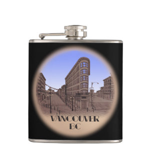 Cantil Vancouver Souvenir Flask Vancouver Gastown Gifts