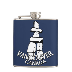 Cantil Vancouver Souvenir Flask Vancouver Landmark Gifts