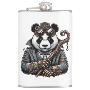 Cantil Vapor Punk Panda de um Futuro Distopiano