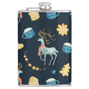Cantil Vendedores de Natal: Padrão Sem Costura