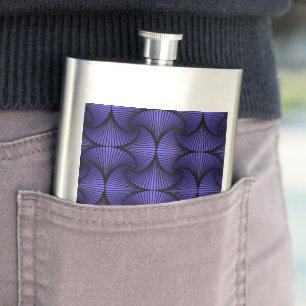 Cantil Ventilador 3D Geométrico 3D Roxo