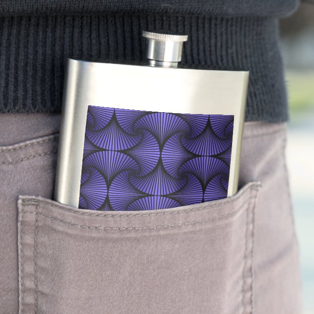 Cantil Ventilador 3D Geométrico 3D Roxo (In loco)