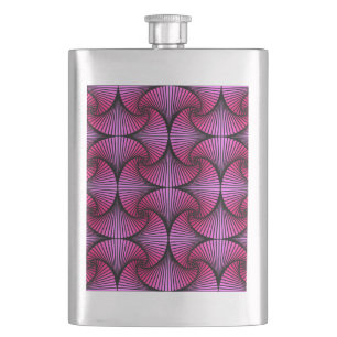 Cantil Ventilador 3D Geométrico, Gráfico, Rosa