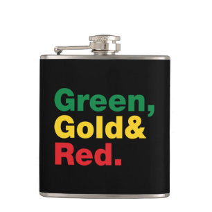 Cantil Verde, Dourado e Vermelho.