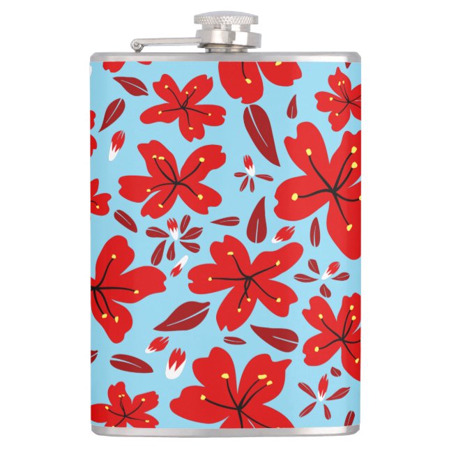 Cantil Vermelho Floral (Frente)