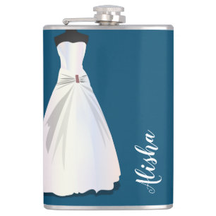 Cantil Vestido de damas de ponte com personalização do 