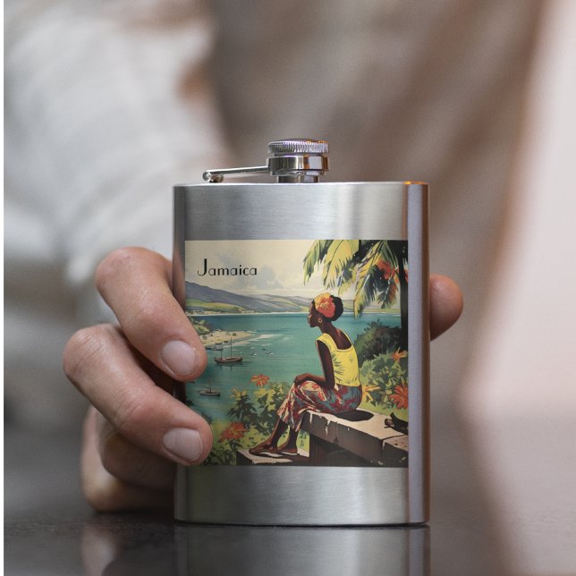 Cantil Viagens vintage Poster jamaicana (Criador carregado)