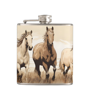 Cantil Víblias ocidentais! Cavalos. Presente de homens ed