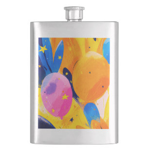Cantil Vibrant Abstract Celebration with Colorful Balloon