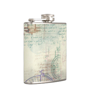 Cantil Victorian Steampunk Grunge de Aquarela Pastel