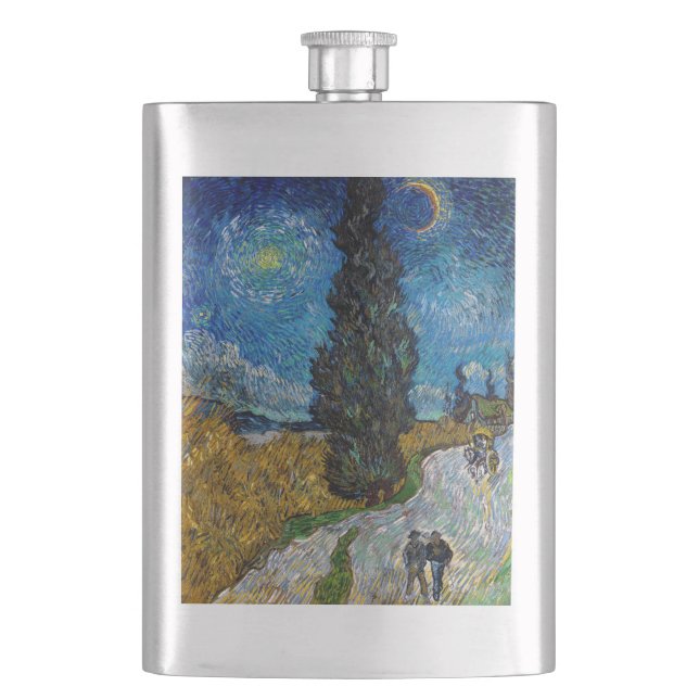 Cantil Vincent van Gogh - Estrada com Cypress e Star (Frente)