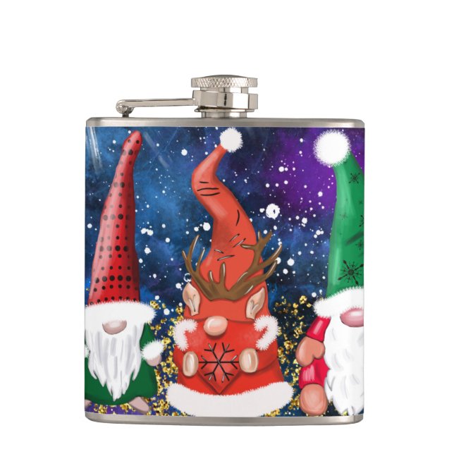 Cantil Vinil Wrapped Flask, 6 oz (Frente)