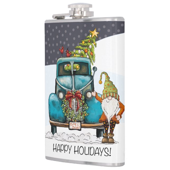 Cantil Vinil Wrapped Flask, 8 oz. (Esquerda)