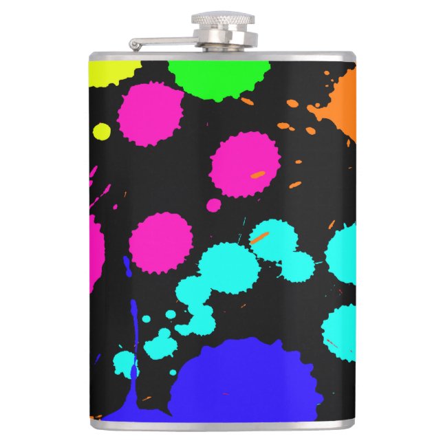 Cantil Vinil Wrapped Flask, 8 oz. (Frente)