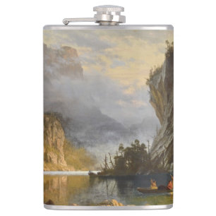 Cantil Vintage Albert Bierstadt Indians Speaking Fisherie